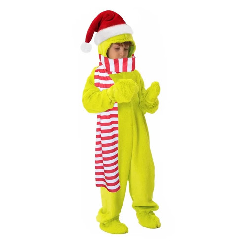 Kids green grinch monster - green,