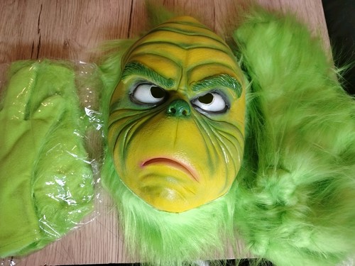 Grinch latex costume - , with