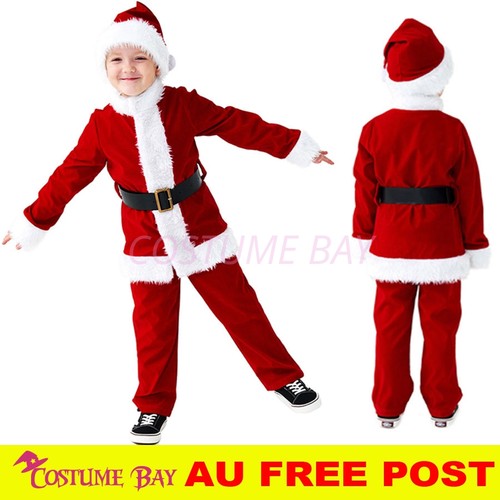 Kids santa claus - costume, 4pcs