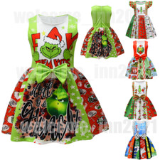 Kids Girls Grinch Costume