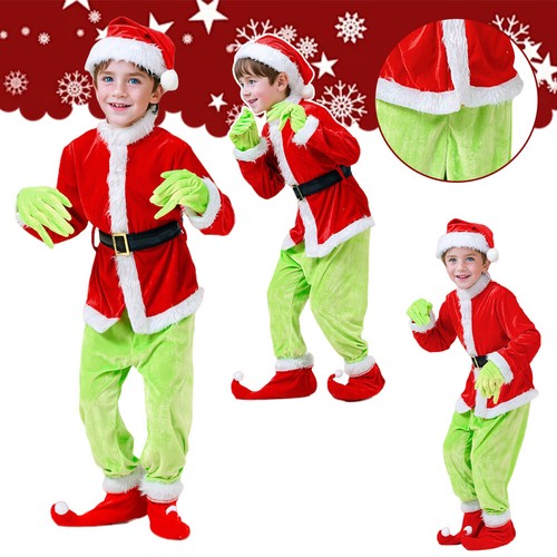 Kids xmas costume green - kids,