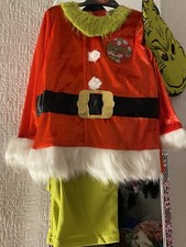 Kids Christmas Grinch Costume