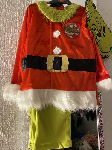 Kids christmas grinch costume - kids,