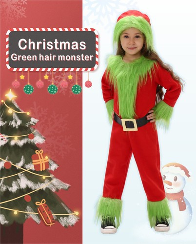 Kids grinch christmas cosplay - kids,