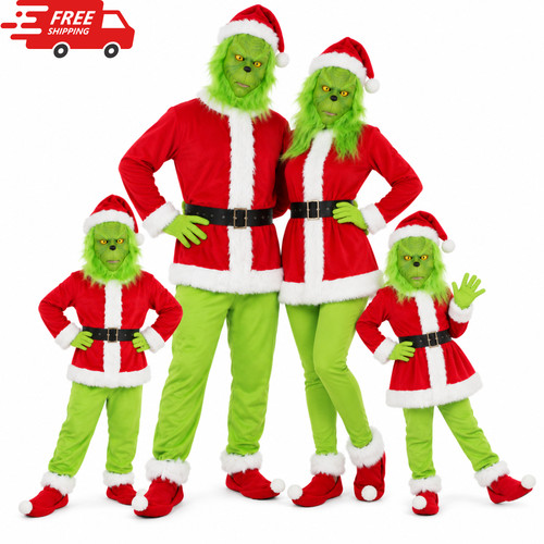 The grinch latex mask - grinch,