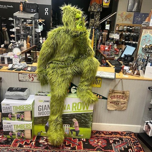 Kids adult green - adult, furry
