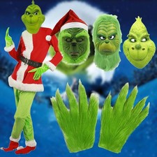 Kids Adults Grinch Mask