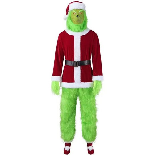 Adult santa green monster - santa,